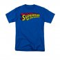 Superman Action Comics Logo T-Shirt Blue