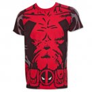 Deadpool Comic Costume Tee Black