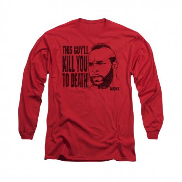 Rocky Kill You To Death Long Sleeve T-Shirt Red