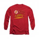 The Flash Like Lightning Long Sleeve T-Shirt Red