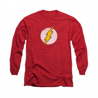 The Flash Rough Logo Long Sleeve T-Shirt Red