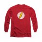 The Flash Rough Logo Long Sleeve T-Shirt Red