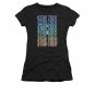 Star Trek Multi Logo Enterprise Juniors T-Shirt Black