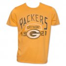 Junk Food NFL Football Green Bay Packers 1921 T Shirt Yellow