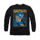 Batman Simple Poster Long Sleeve T-Shirt Black