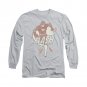The Flash Lightning Fast Long Sleeve T-Shirt Gray