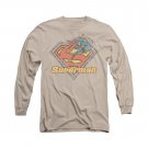 Superman Est. 1939 Long Sleeve T-Shirt Beige