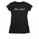 Sons Of Anarchy Beat Up Logo Juniors T-Shirt Black