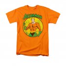 Aquaman Men's Comic Tee Shirt Orange