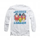 Justice League Face Of Justice Long Sleeve T-Shirt White