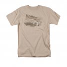 Back To The Future III Men's Cowboys And Indians Tee Shirt Beige