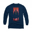 Superman Block Long Sleeve T-Shirt Blue