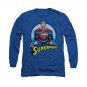 Superman Flying High Long Sleeve T-Shirt Blue