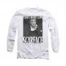Scarface Business Face Long Sleeve T-Shirt White