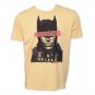 Batman Mugshot DC Comics Vintage Junk Food Brand T-Shirt Yellow