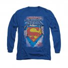 Superman Legendary Long Sleeve T-Shirt Blue