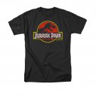 Jurassic Park Men's Classic Logo Tee Shirt Black