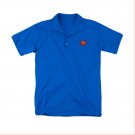 Superman Logo Polo Shirt Blue