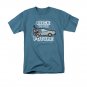 Back To The Future Men's 8-Bit Pixels Tee Shirt Blue