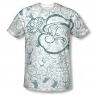 Popeye Repeat Sailor Sublimation T-Shirt White