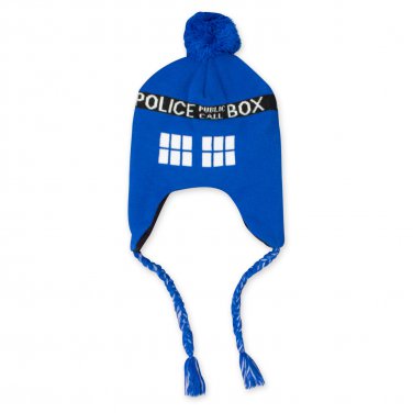 Dr. Who Tardis Winter Hat Blue