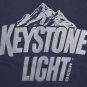 Keystone Light Logo Navy Ladies Graphic Tank Top Blue