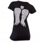 Walking Dead Daryl Ain't Nobody's Bitch Wing Back Women's T-Shirt Black