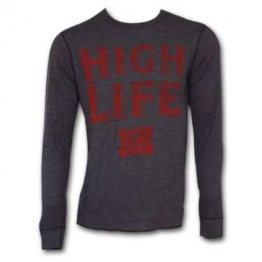 Miller High Life Logo Thermal - Grey Gray
