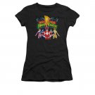 Power Rangers Unite Juniors T-Shirt Black