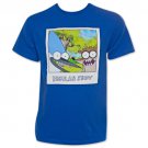Regular Show Men's Polaroid Tee Shirt Blue