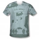 US Army Airborne Sublimation T-Shirt Gray