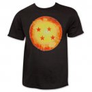 Dragon Ball Z Four Star Dragon Ball Tee Shirt Black