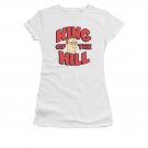 King Of The Hill Juniors Logo Tee Shirt White