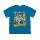 Batman Batgirl Fresh Moves Youth Unisex T-Shirt Blue