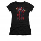 Batman Harley Quinn Pow Juniors T-Shirt Black