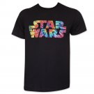 Star Wars Tie Dye Logo Tee Shirt Black