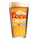 Nascar Coors Light Pint Glass Clear