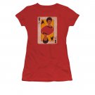 Star Trek TOS Uhura Queen Juniors T-Shirt Red