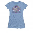 Wonder Woman Girl Power Juniors T-Shirt Blue