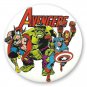Avengers Group Large Button White