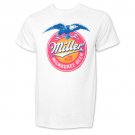 Miller Brewing Company Eagle Logo Milwaukee Beer T-Shirt White