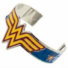 Wonder Woman Logo Cuff Bracelet Metallic