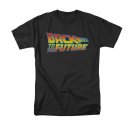 Back To The Future Movie Logo Tee Shirt Black