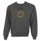 Miller Lite Men's Beer Logo Crew Neck Sweatshirt Gray