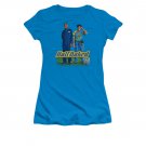 Half Baked Poster Juniors Tee Shirt Blue