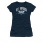 Back To The Future II Hill Valley 2015 Juniors Tee Shirt Blue