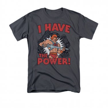 He-Man I Have The Power Tee Shirt Gray