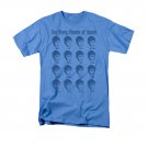 Star Trek Men's Many Moods Of Spock Tee Shirt Blue