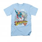Superman Skyward Light T-Shirt Blue
