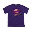 Superman Bizarro Logo Youth Unisex T-Shirt Purple